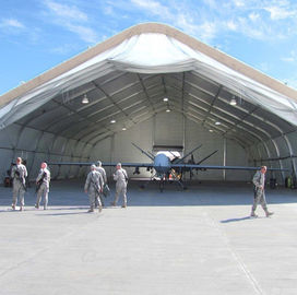 積層のビニールによって曲げられるテントのRotproofスパンのサイズ20mの軍隊は使用します