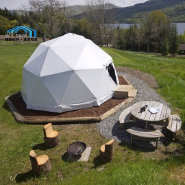 360度の小さい測地線ドームのGlampingのテントのガラス ドア システム