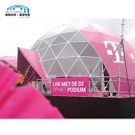 明確な携帯用測地線ドームのテントの多彩な注文のロゴの展示会の使用