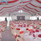赤く巨大な屋外の結婚式のテントの紫外線抵抗力がある休日のパーティの使用