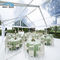 展覧会のでき事のための屋外の結婚披露宴のテント ポリ塩化ビニールの透明な生地