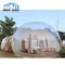 6mの屋外の膨脹可能な測地線ドームのテント透明なポリ塩化ビニール カバー80 - 100km/H Windload