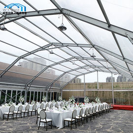 商業明確な屋根の結婚式のテントの多角形によってアーチ形にされるアルミ合金フレーム
